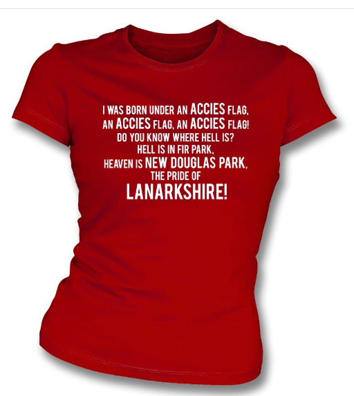 Women's Hamilton  Born Under an Accies Flag T-Shirt