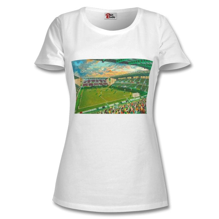 Women's Hibernian  T-Shirt Inside Easter Road
