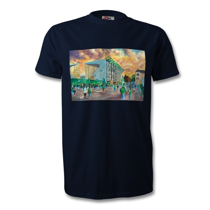 Hibernian  fans outside Easter Road T-Shirt