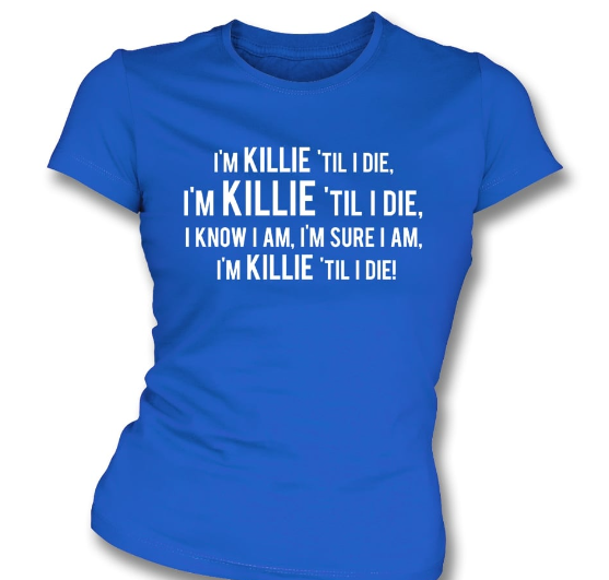 Women's Kilmarnock  " Killie till i die"   T-Shirt