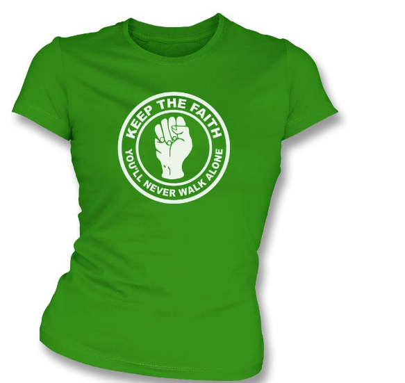 Women's Celtic  Keep The Faith T-Shirt