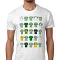 Men's Celtic  featuring strips through the years T-Shirt