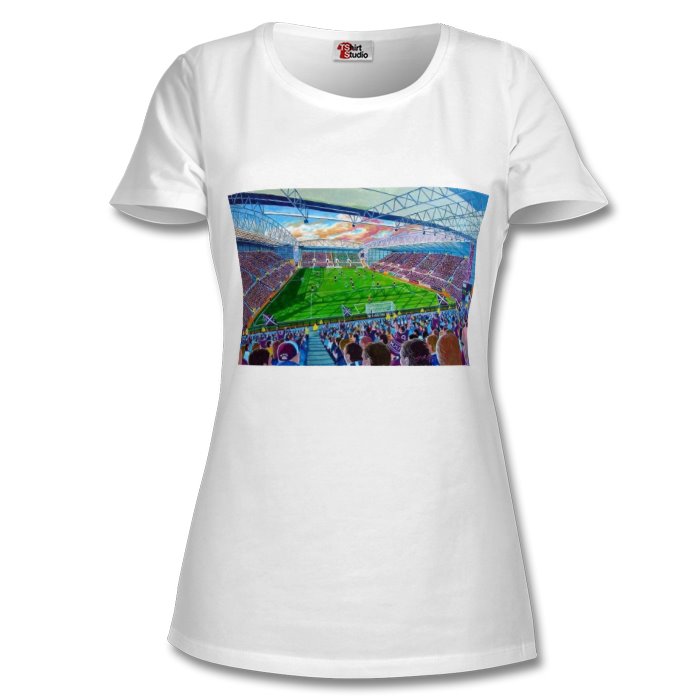 Women's  Heart of Midlothian  T-Shirt  inside Tynecastle