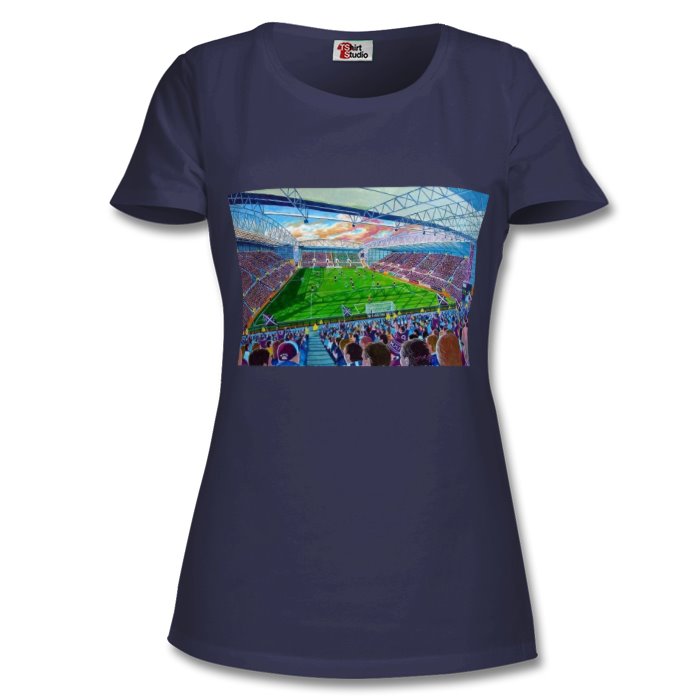 Women's  Heart of Midlothian  T-Shirt  inside Tynecastle