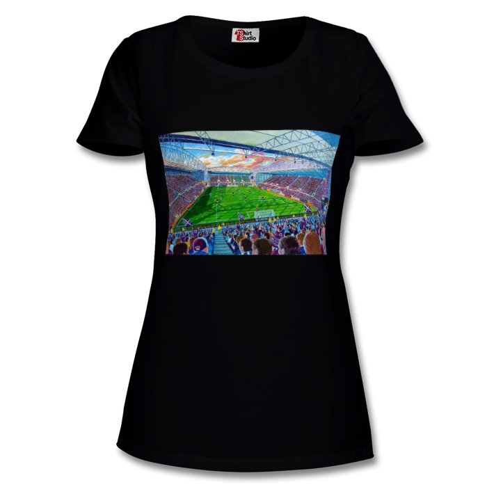 Women's  Heart of Midlothian  T-Shirt  inside Tynecastle