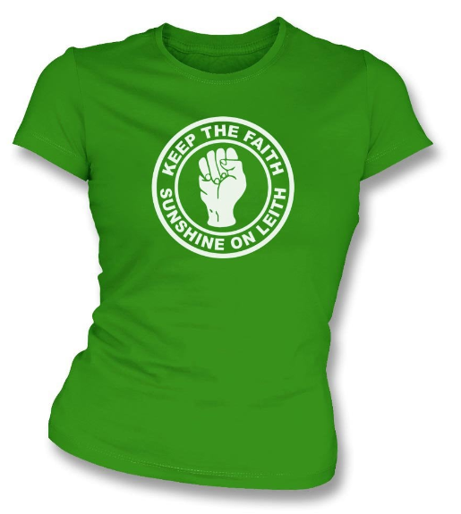 Women's Hibernian Keep The Faith "Sunshine On Leith" Tshirt