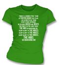 Women's  Hibernian " Glory Glory to the Hibees"  T-Shirt