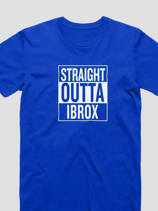 Straight Out of Ibrox Rangers T-Shirt