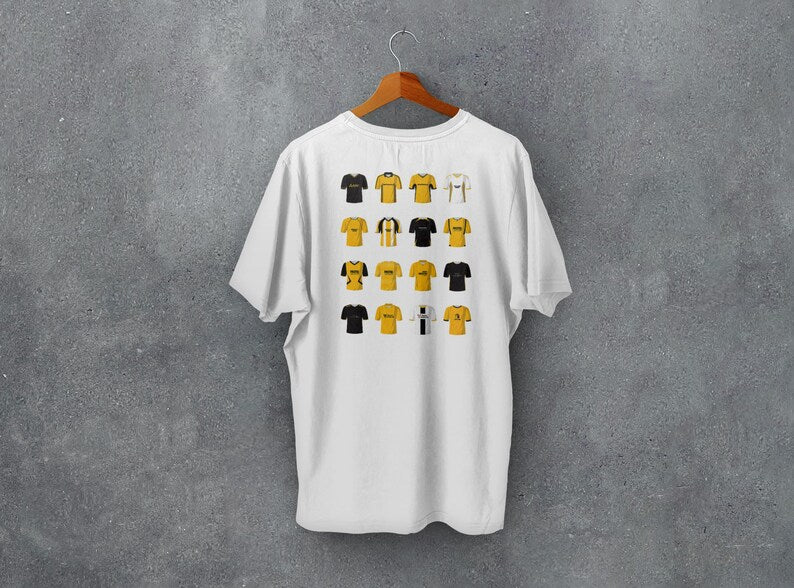 Livingston FC Strips Through the Ages T-Shirt