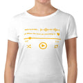 Women'ws  Livingston " When the Lions go Marching in " song T-shirt