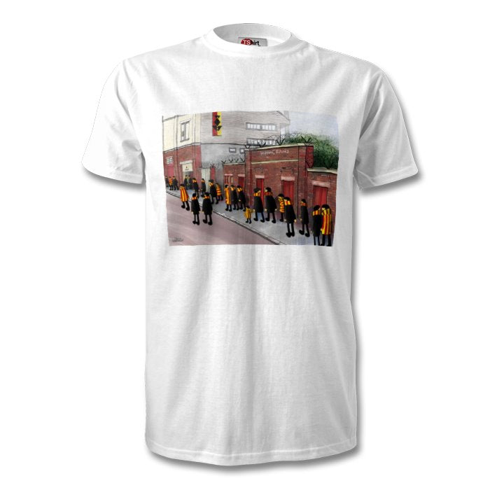 Men's Partick Thistle supporters outside Firhill  stadium T-Shirt
