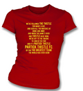 Women's  Partick Thistle "THISTLE SONG" T-Shirt