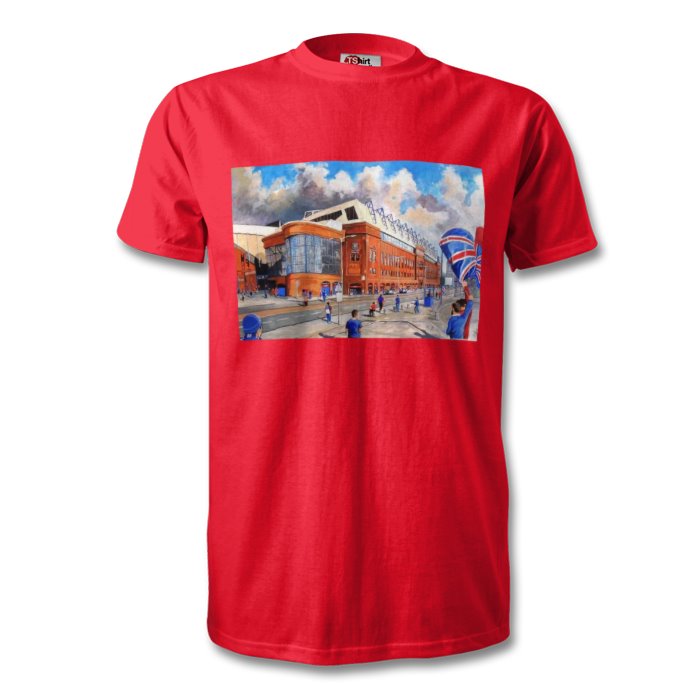 Men's Rangers supporters outside Ibrox T-Shirt