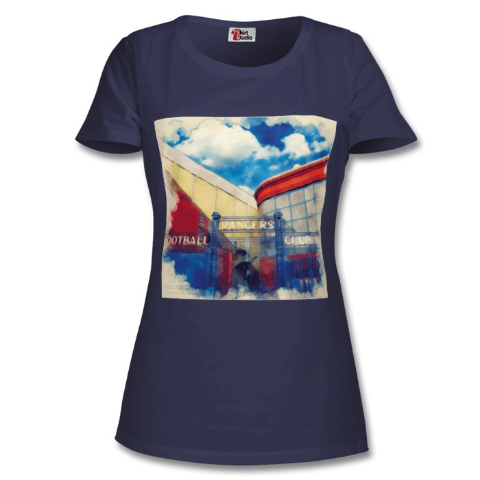 Women's Rangers supporters inside Ibrox T-Shirt