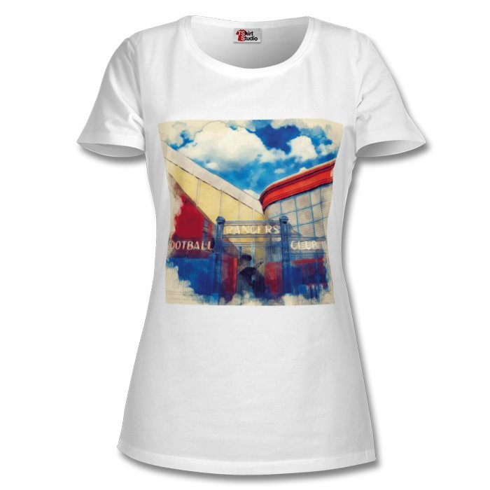 Women's Rangers supporters inside Ibrox T-Shirt