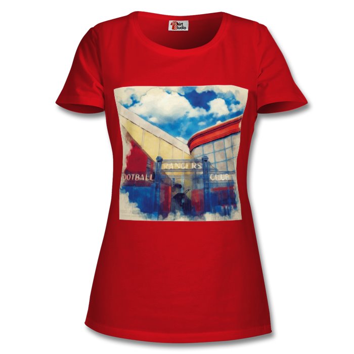 Women's Rangers supporters inside Ibrox T-Shirt
