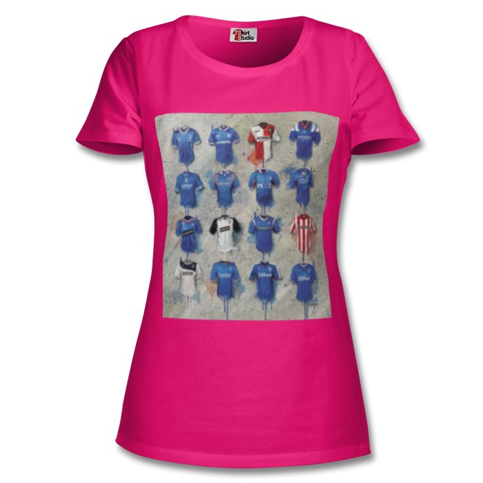 Men's Rangers football history of strip T-Shirt