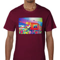 Men's  Stenhousemuir stadium print t-shirt