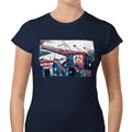Women's Stenhousemuir stadium  t-shir