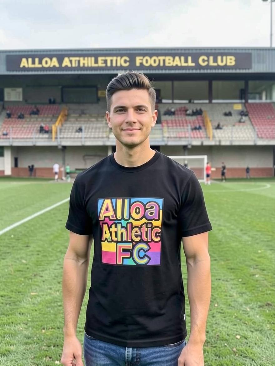 Men's Alloa Athletic multi colour  T-shirt