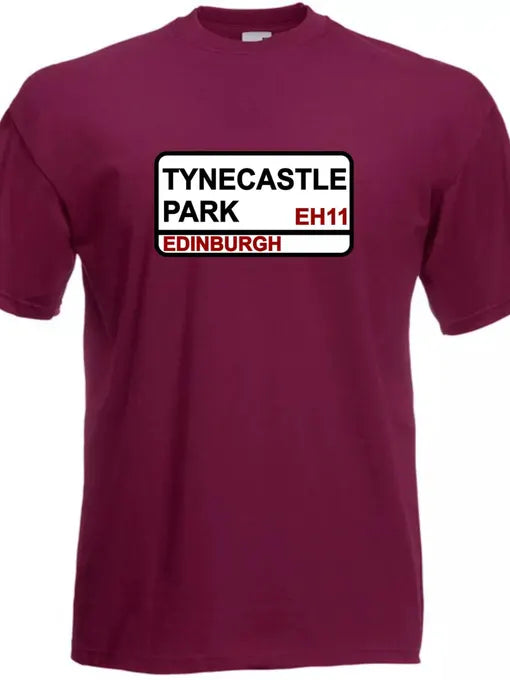 Hearts Tynecastle post code T-Shirt